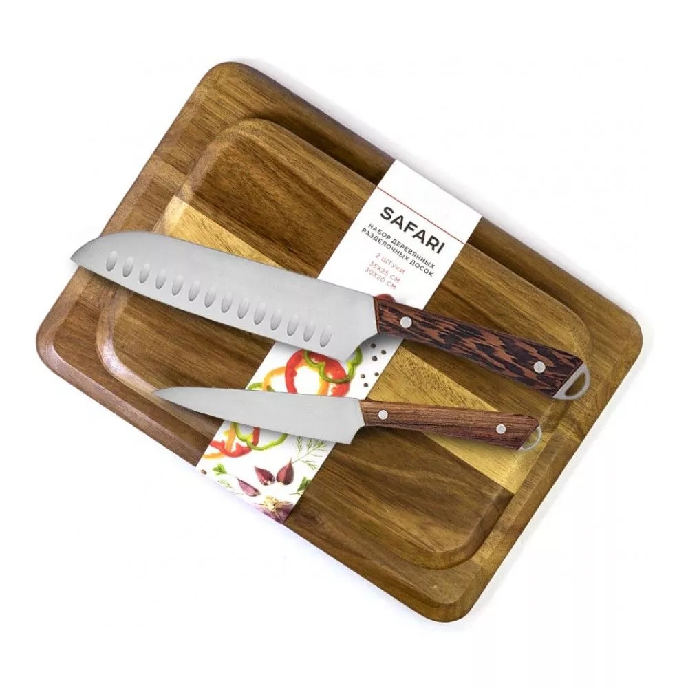 Set de couteaux de cuisine avec bloc en bois 7 couteaux à manche en bois urne avec bloc couteau en acier tranchant 