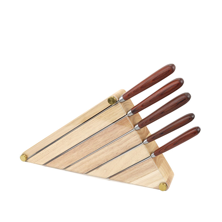 Coffret en bois Pack manche en bois couteau Set - acier inoxydable chef couteau Set - barbecue couteau gravé 